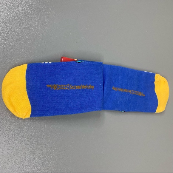 NWT Sesame Street Cookie Monster Ankle High Socks W(9-11) - Picture 3 of 7